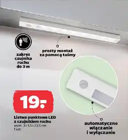 Netto Listwa punktowa LED z czujnikiem ruchu oferta