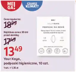 Rossmann Your Kaya, podpaski higieniczne oferta