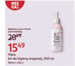 Rossmann Yope, żel do higieny intymnej oferta