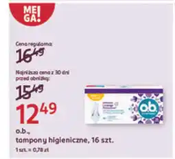 Rossmann O.b., tampony higieniczne oferta