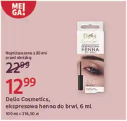 Rossmann Delia Cosmetics, ekspresowa henna do brwi oferta