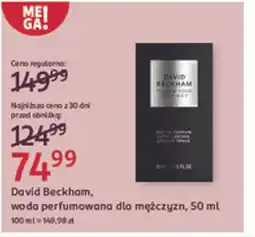 Rossmann David Beckham, woda perfumowana dla mężczyzn oferta