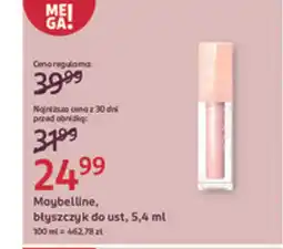 Rossmann Maybelline, błyszczyk do ust oferta