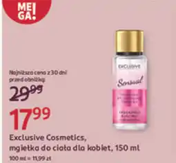 Rossmann Exclusive Cosmetics, mgiełka do ciała dla kobiet oferta
