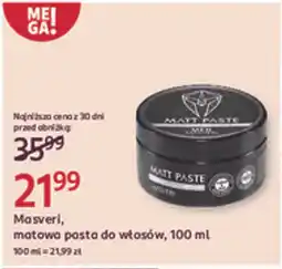 Rossmann Masveri, matowa pasta do włosów oferta