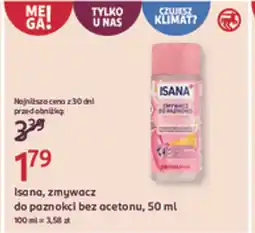 Rossmann Isana, zmywacz do paznokci bez acetonu oferta