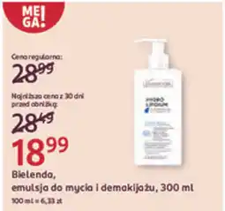 Rossmann Bielenda, emulsja do mycia i demakijażu oferta