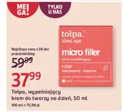 Rossmann Tołpa, wypełniający krem do twarzy na dzień oferta