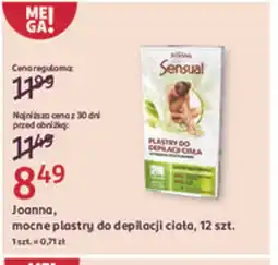 Rossmann Joanna, mocne plastry do depilacji ciała oferta