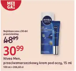 Rossmann Nivea Men, przeciwzmarszczkowy krem pod oczy oferta