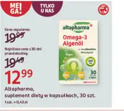 Rossmann Altapharma, suplement diety w kapsułkach oferta