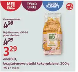 Rossmann enerBIO, bezglutenowe płatki kukurydziane oferta
