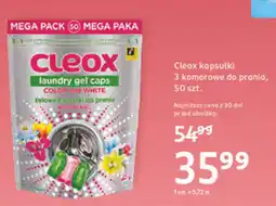 Rossmann Cleox kapsułki 3 komorowe do prania oferta