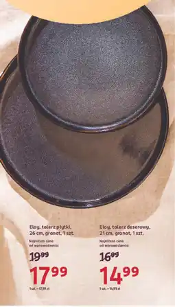 Rossmann Eloy, talerz płytki, 26 cm, granat oferta