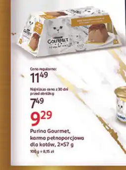 Rossmann Purina Gourmet, karma pełnoporcjowa dla kotów oferta