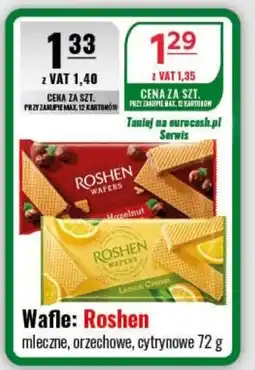 Eurocash Wafle: Roshen oferta