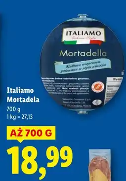 Lidl Mortadela Italiamo 700g oferta