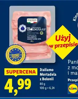 Lidl Mortadela Italamo z Bolonii 80g Italiamo oferta