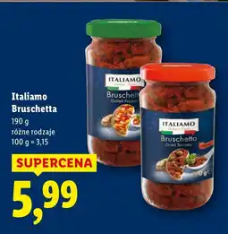 Lidl Bruschetta różne rodzaje 190g Italiamo oferta