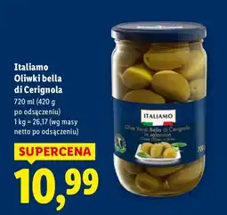 Lidl Oliwki bella di Cerignola 720ml Italiamo oferta