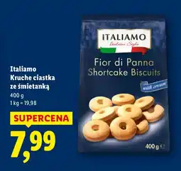 Lidl Kruche ciastka ze śmietanką 400g Italiamo oferta
