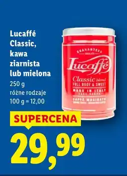 Lidl Kawa mielona Lucaffé Classic 250g oferta
