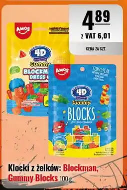 Eurocash Klocki z żelków: Blockman, Gummy Blocks oferta