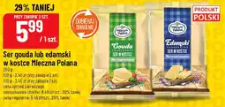 Polomarket Ser gouda lub edamski w kostce Mleczna Polana oferta