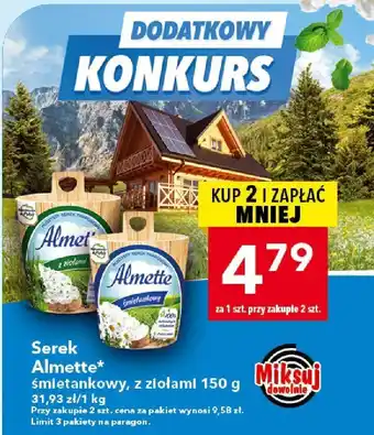Lewiatan Serek Almette śmietankowy, z ziołami oferta