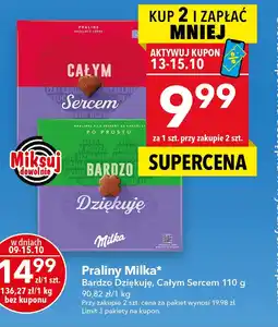 Lewiatan Czekolada Bardzo Dziękuje, Całym Sercem Milka oferta