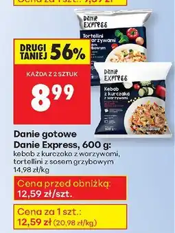 Biedronka Danie gotowe: kebab z kurczaka z warzywami Danie Express oferta