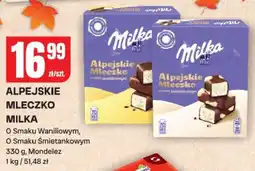 Chorten Czekolada Alpejskie Mleczko o smaku waniliowym Milka oferta