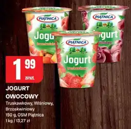Chorten Jogurt owocowy truskawkowy, wiśniowy, brzoskwiniowy OSM Piątnica oferta