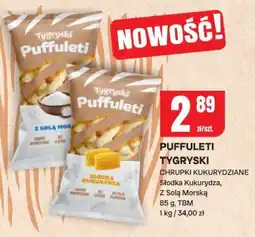 Chorten Chrupki kukurydziane Puffuleti Tygryski TBM oferta