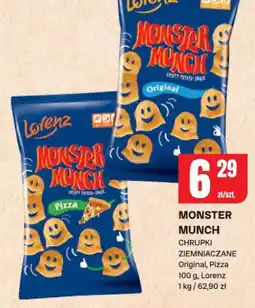 Chorten Chipsy Monster Munch Original, Pizza Lorenz oferta
