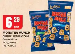 Chorten Chrupki ziemniaczane Monster Munch (Original, Pizza) Lorenz oferta