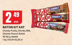 Chorten Baton Kit Kat Chunky (Funky, Milk, Peanut Butter) Nestle oferta
