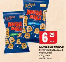 Chorten Chrupki Monster Munch (Original, Pizza) Lorenz oferta