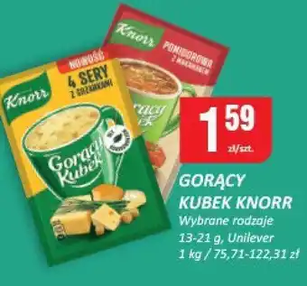 Gorący kubek Knorr różne rodzaje Unilever