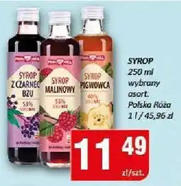 Chorten Syrop malinowy Polska Róża oferta