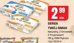 Chorten Serek twój smak naturalny, z chrzanem, z przyprawami OSM Piątnica oferta