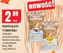 Chorten Chrupki kukurydziane Puffuleti Tygryski z solą morską TBM oferta