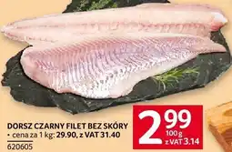 Selgros Dorsz czarny filet bez skóry Selgros oferta
