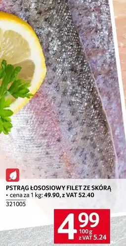Selgros Ryba pstrąg łososiowy filet ze skórą Selgros oferta