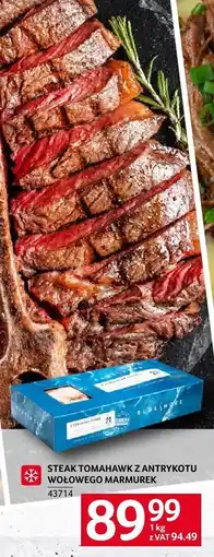 Selgros Stek tomahawk z antrykotu wołowego marmurek Selgros oferta