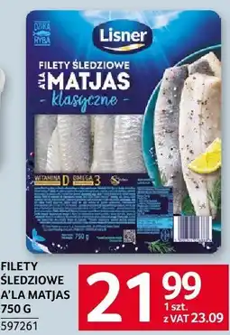 Selgros Filety śledziowe a'la matjas klasyczne Lisner oferta