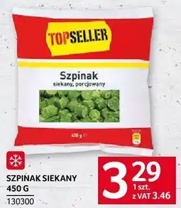 Selgros Szpinak siekany Topseller oferta