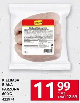 Selgros Kiełbasa biała parzona 600g Topseller oferta