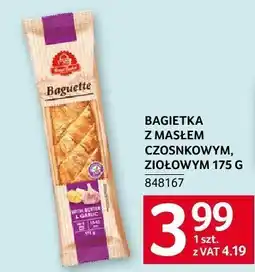 Selgros Bagietka z masłem czosnkowym Baguette oferta
