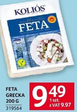 Selgros Ser feta grecka 200g Kolos oferta